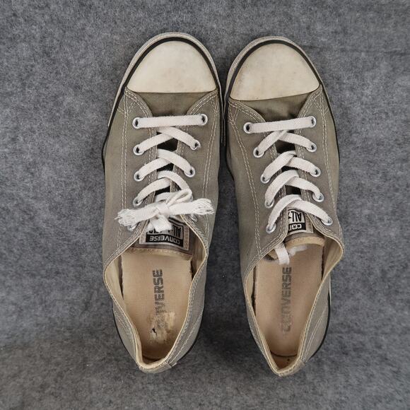 Converse Shoes Womens 10 Casual Sneakers All Star Low Slim Canvas Lace Up Flat - Picture 7 of 12